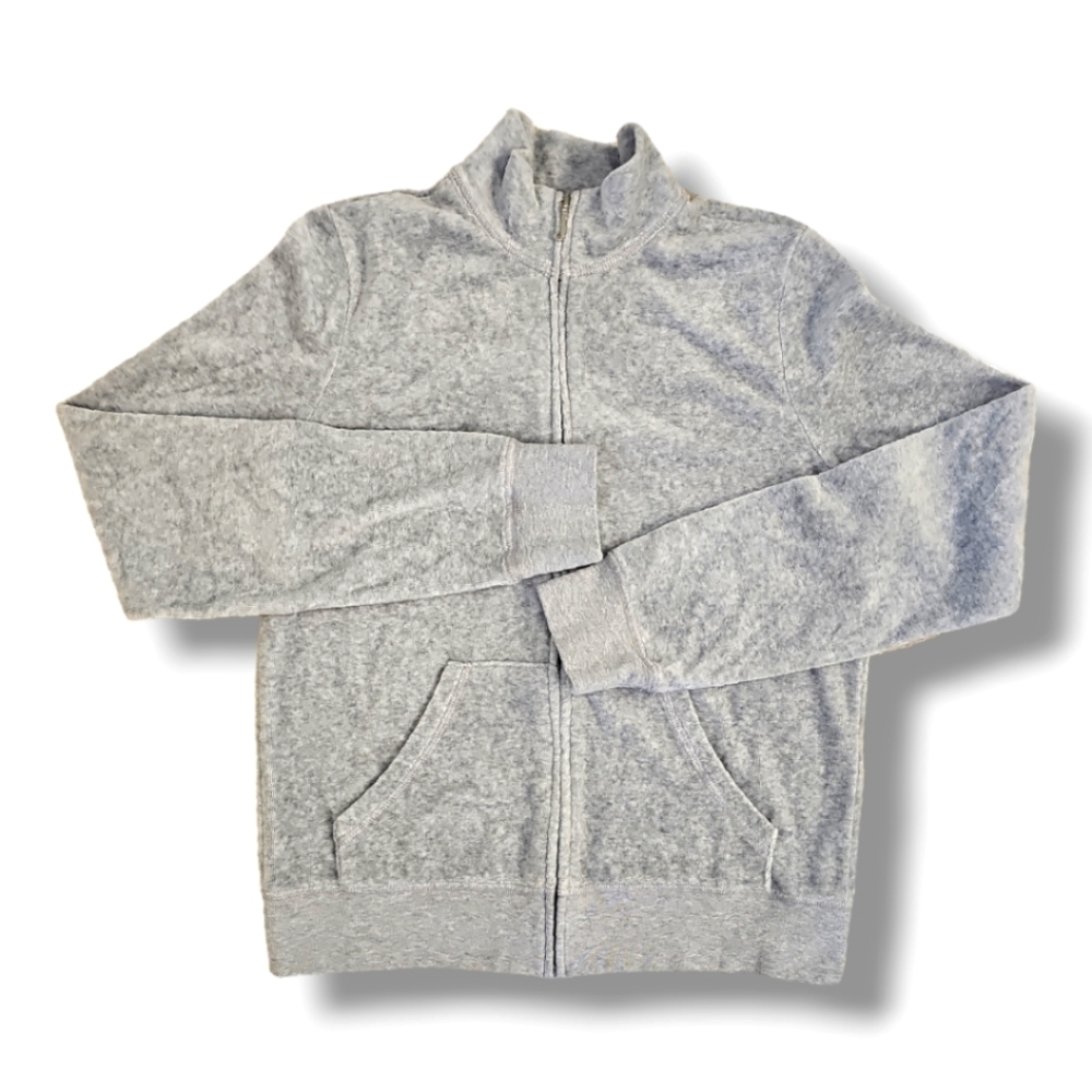 Juicy Couture Gray Zip-Up Track Jacket